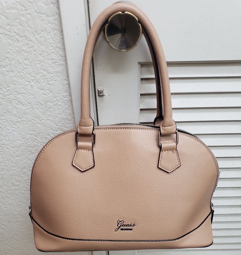 Guc tan leather satchel